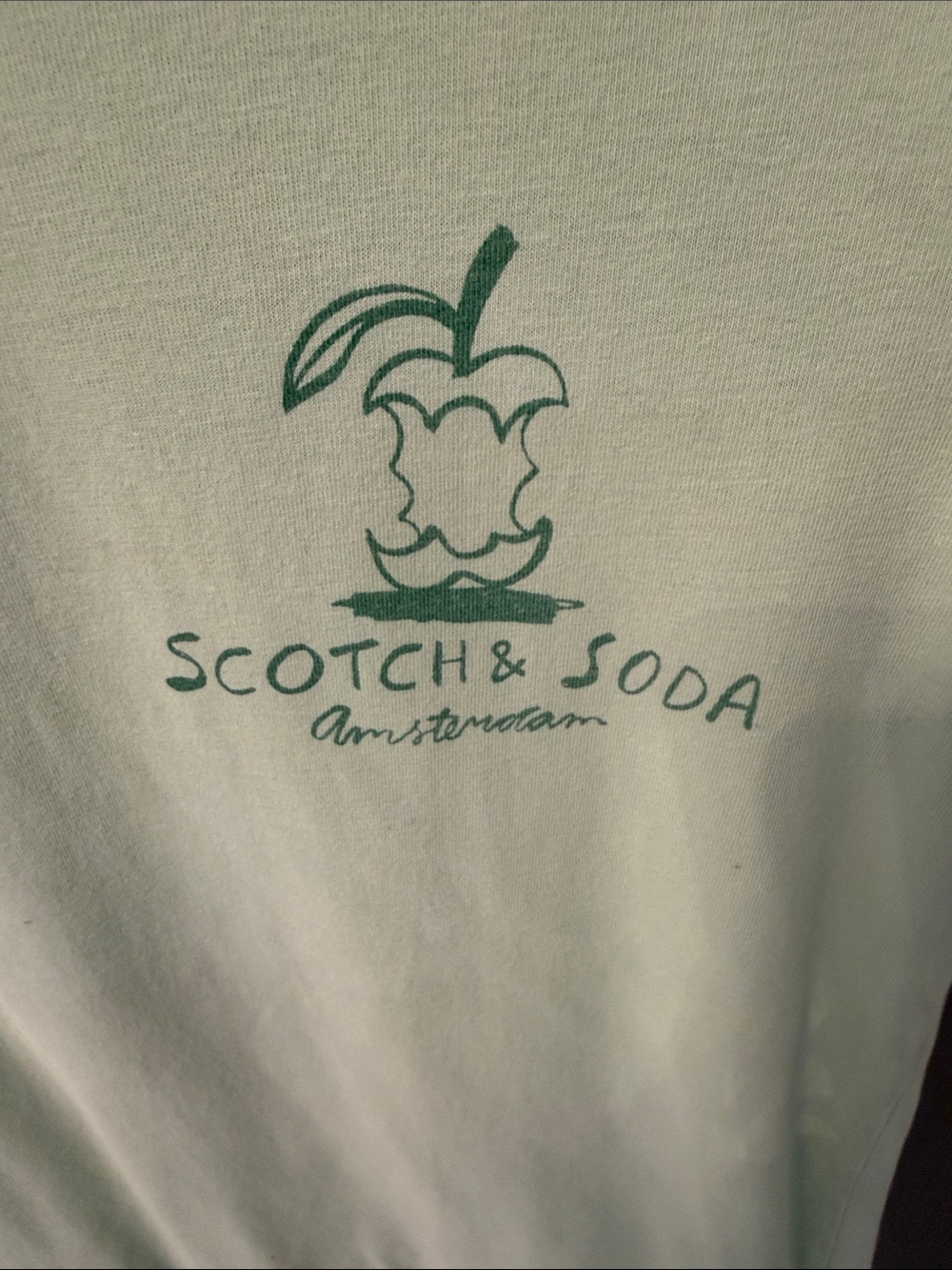 Scotch & Soda UNISEX Kids Mint Green Logo Short Sleeve Tee - Picture 4 of 17